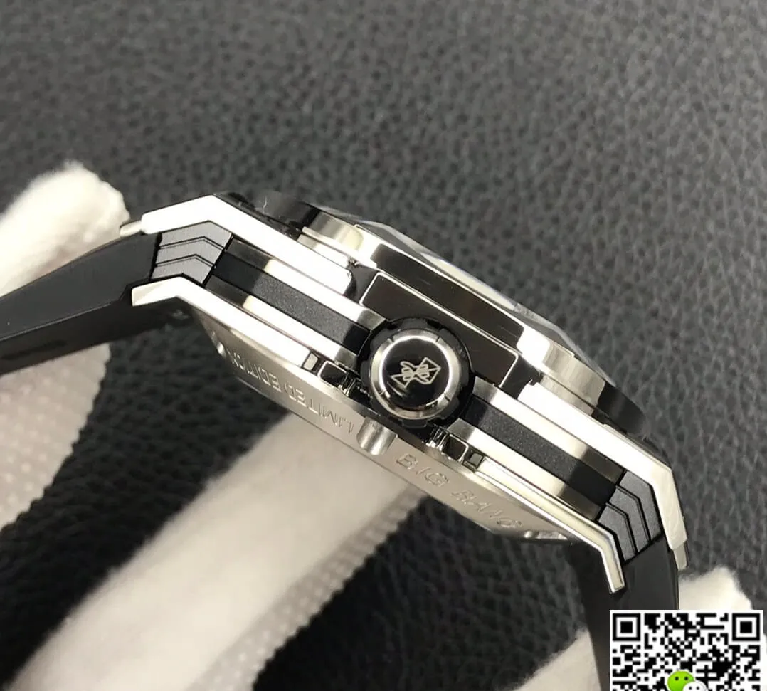 Hublot Big Bang Sang Bleu II 418.NX.1107.RX.MXM19 HB Factory 1:1 Best Edition Replica Watch Black Strap